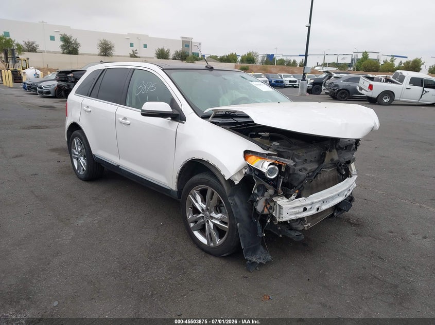 2013 Ford Edge VIN 2FMDK3KC1DBA48501 IAAI salvage auction — FRONT END, Salvage Title, sold $675 on 2026-07-31 (photo 1)