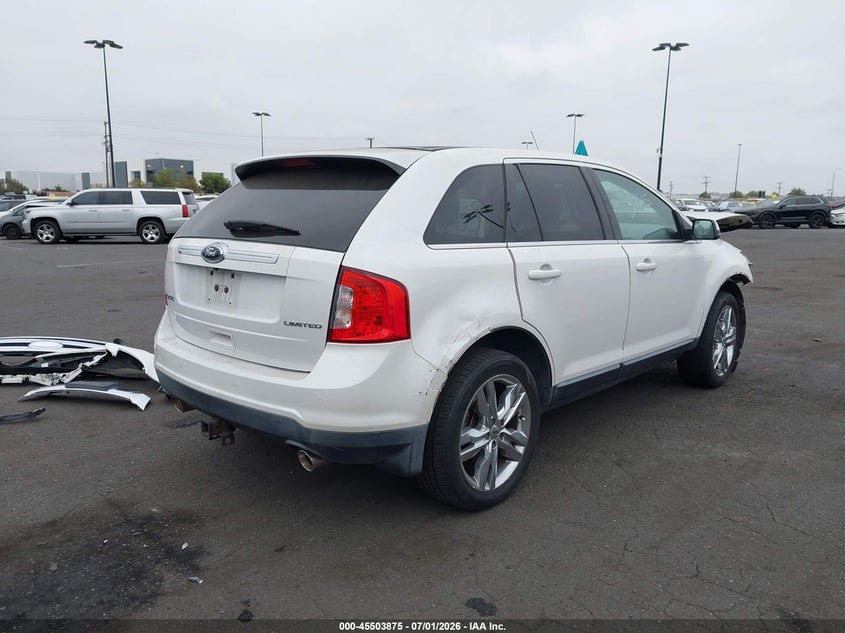 2013 Ford Edge VIN 2FMDK3KC1DBA48501 IAAI salvage auction — FRONT END, Salvage Title, sold $675 on 2026-07-31 (photo 4)
