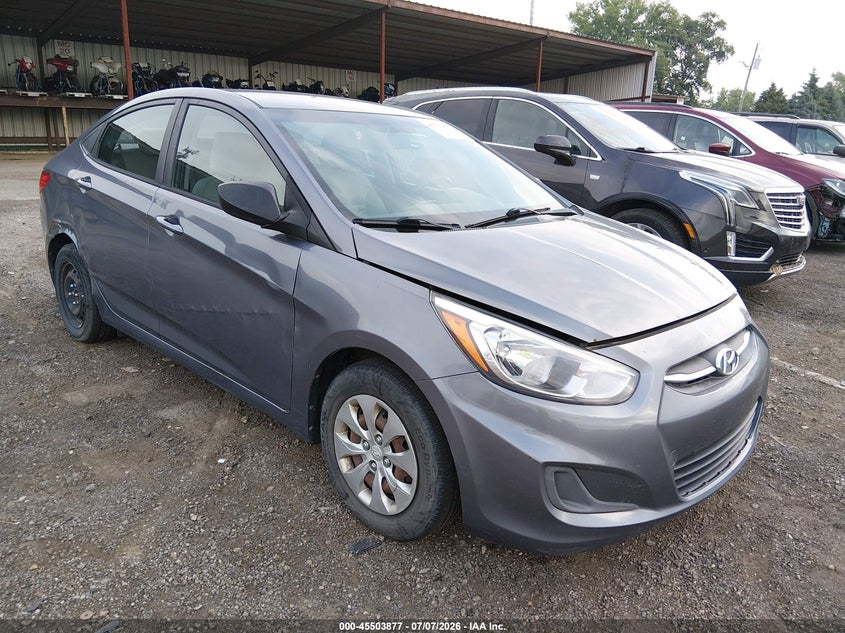 2017 Hyundai Accent VIN KMHCT4AEXHU282069 IAAI salvage auction — NORMAL WEAR, Original (Ohio), sold $875 on 2026-07-29 (photo 1)