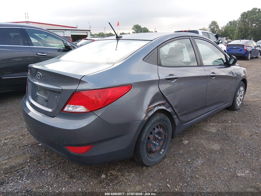2017 Hyundai Accent VIN KMHCT4AEXHU282069 IAAI salvage auction — NORMAL WEAR, Original (Ohio), sold $875 on 2026-07-29 (photo 4)