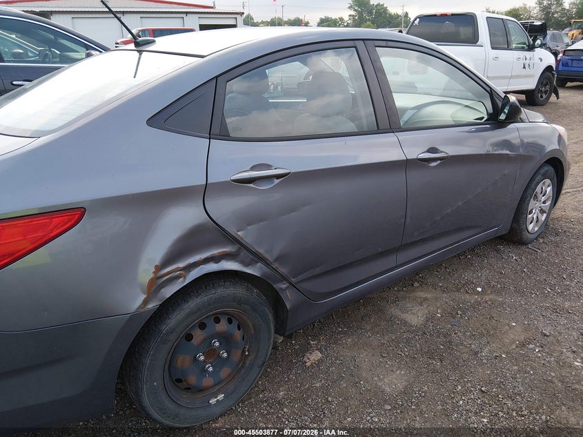 2017 Hyundai Accent VIN KMHCT4AEXHU282069 IAAI salvage auction — NORMAL WEAR, Original (Ohio), sold $875 on 2026-07-29 (photo 6)
