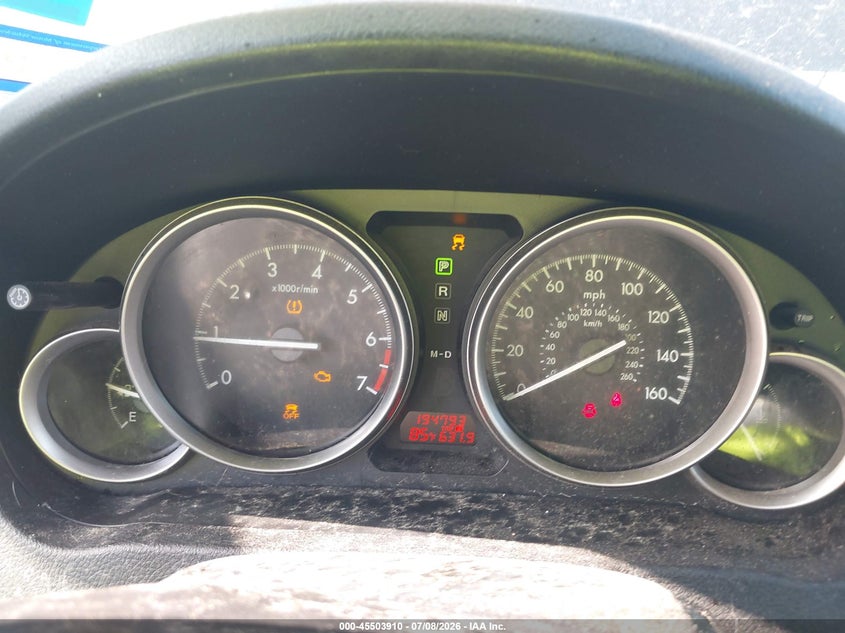 2013 Mazda 6 VIN 1YVHZ8BH3D5M16198 IAAI salvage auction — NORMAL WEAR, Original (Texas), sold $325 on 2026-07-09 (photo 7)