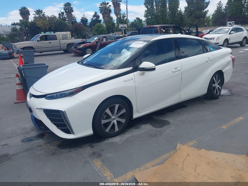2017 Toyota Mirai VIN JTDBVRBD8HA003409 IAAI salvage auction — NORMAL WEAR, Salvage (California), sold $700 on 2026-07-29 (photo 2)