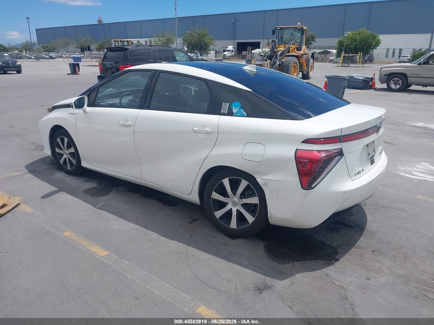 2017 Toyota Mirai VIN JTDBVRBD8HA003409 IAAI salvage auction — NORMAL WEAR, Salvage (California), sold $700 on 2026-07-29 (photo 3)