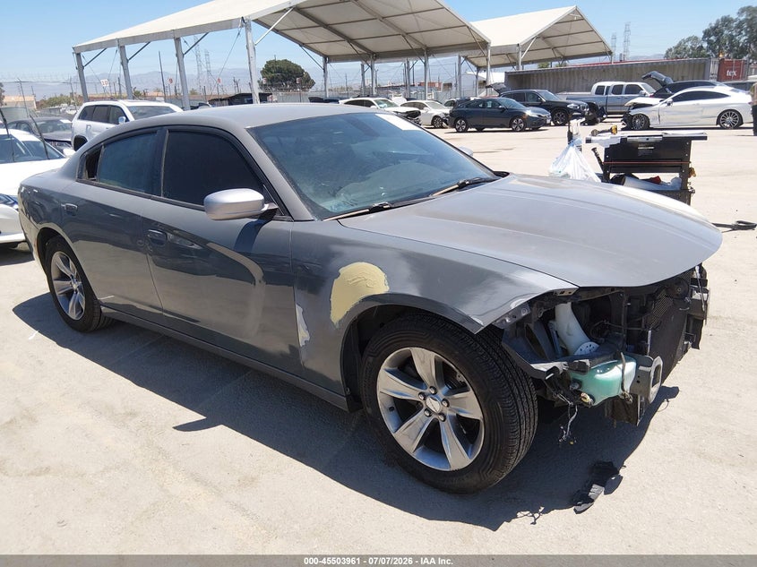 2018 Dodge Charger VIN 2C3CDXHG1JH122380 IAAI salvage auction — FRONT END, Wait Title, sold $2,350 on 2026-08-24 (photo 1)
