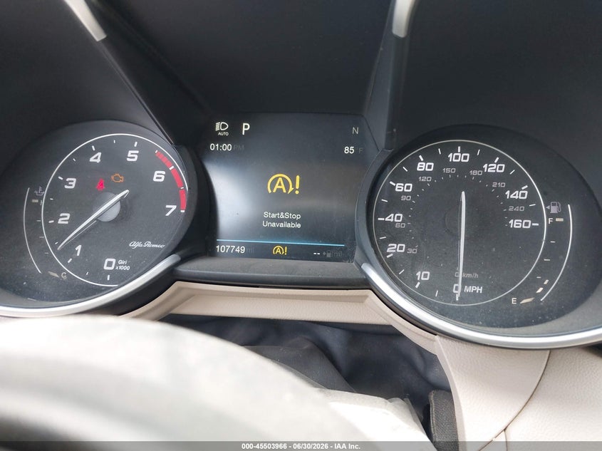 2017 Alfa romeo Giulia VIN ZARFAEEN5H7561862 IAAI salvage auction — FRONT END, Salvage Title, sold $1,725 on 2026-07-31 (photo 7)