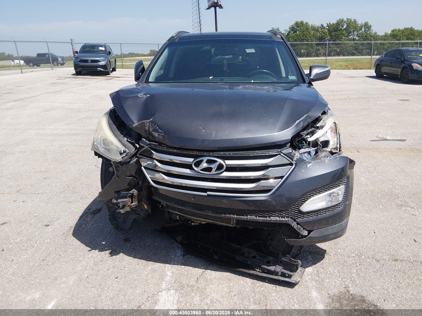 2016 Hyundai Santa fe VIN 5XYZW4LA1GG353756 IAAI salvage auction — NORMAL WEAR, Clear (Missouri), sold $500 on 2026-07-09 (photo 6)