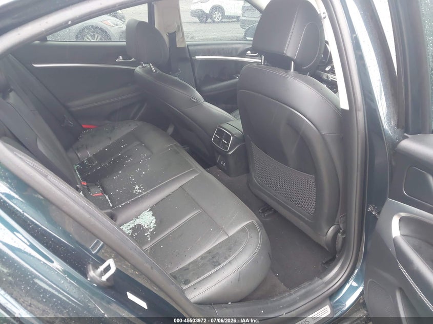 2025 Genesis G70 VIN KMTG34SC5SU149358 IAAI salvage auction — REAR END, Salvage Title, sold $7,300 on 2026-08-15 (photo 8)