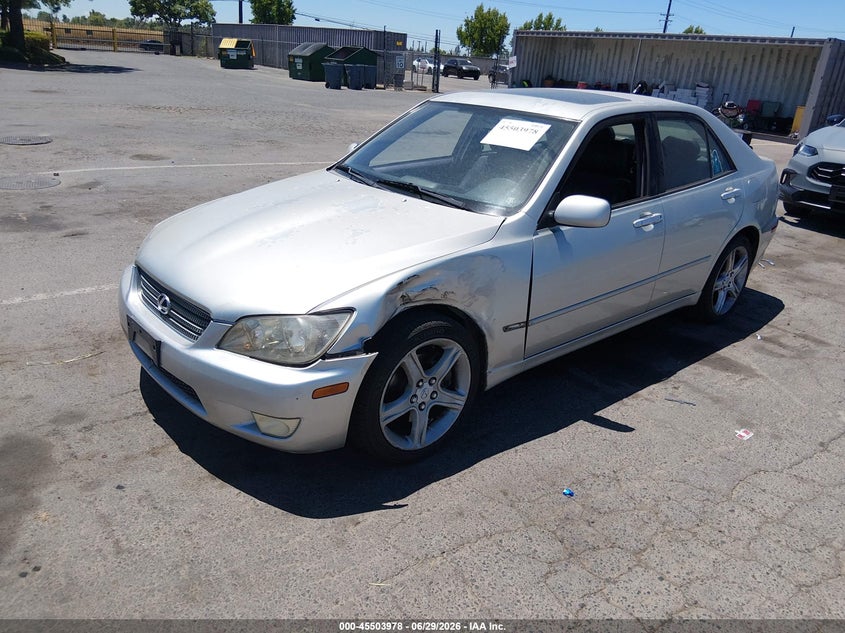 2001 Lexus Is VIN JTHBD182410025301 IAAI salvage auction — FRONT END, Salvage (California), sold $475 on 2026-07-11 (photo 2)