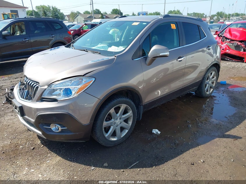 2014 Buick Encore VIN KL4CJHSB1EB520110 IAAI salvage auction — FRONT END, Mv-907A (New York), sold $350 on 2026-07-29 (photo 2)