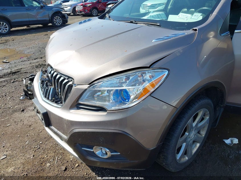 2014 Buick Encore VIN KL4CJHSB1EB520110 IAAI salvage auction — FRONT END, Mv-907A (New York), sold $350 on 2026-07-29 (photo 6)