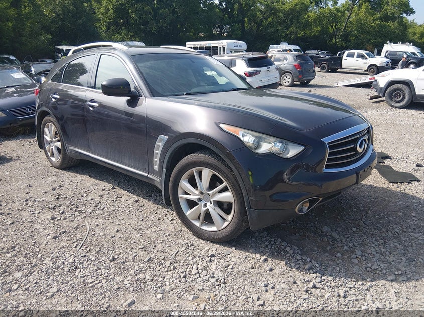 2013 Infiniti Fx VIN JN8CS1MW9DM171165 IAAI salvage auction — LEFT SIDE, Wait Title, sold $1,600 on 2026-09-03 (photo 1)