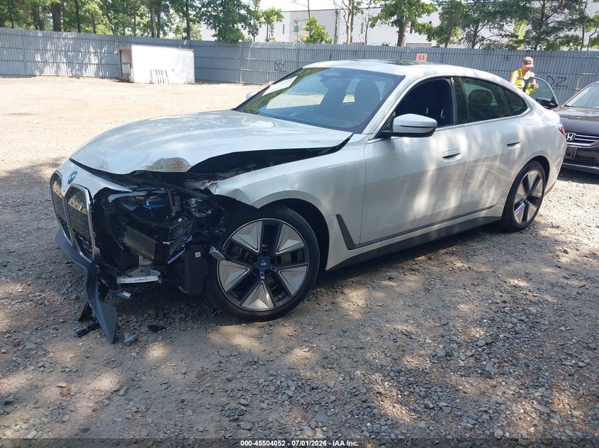 2024 BMW I4 VIN WBY83FB04RFS70609 IAAI salvage auction — FRONT END, Salvage Title, sold $18,300 on 2026-08-19 (photo 2)