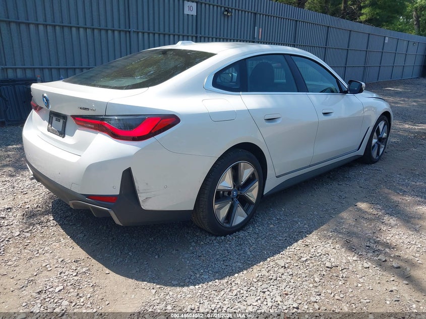 2024 BMW I4 VIN WBY83FB04RFS70609 IAAI salvage auction — FRONT END, Salvage Title, sold $18,300 on 2026-08-19 (photo 4)