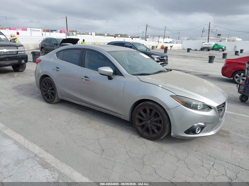 2015 Mazda 3 VIN JM1BM1W34F1248470 IAAI salvage auction — LEFT SIDE, Salvage Title, sold $1,875 on 2026-07-29 (photo 1)