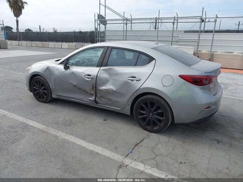 2015 Mazda 3 VIN JM1BM1W34F1248470 IAAI salvage auction — LEFT SIDE, Salvage Title, sold $1,875 on 2026-07-29 (photo 3)