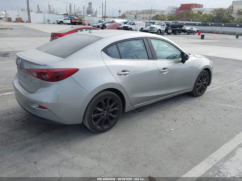 2015 Mazda 3 VIN JM1BM1W34F1248470 IAAI salvage auction — LEFT SIDE, Salvage Title, sold $1,875 on 2026-07-29 (photo 4)