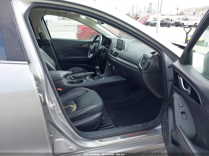 2015 Mazda 3 VIN JM1BM1W34F1248470 IAAI salvage auction — LEFT SIDE, Salvage Title, sold $1,875 on 2026-07-29 (photo 5)