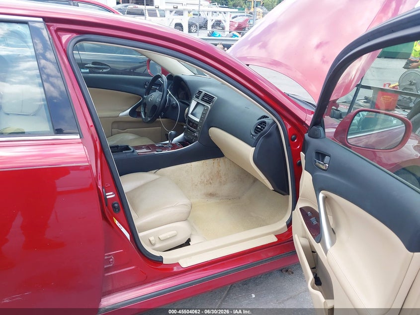 2007 Lexus Is VIN JTHBE262075016399 IAAI salvage auction — FRONT END, Salvage (North Carolina), sold $750 on 2026-07-19 (photo 5)
