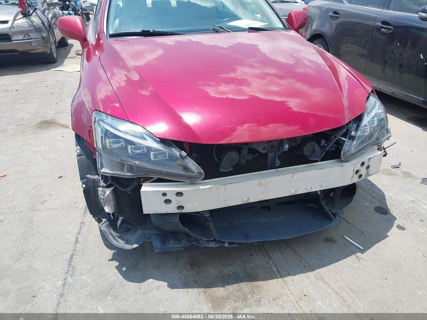 2007 Lexus Is VIN JTHBE262075016399 IAAI salvage auction — FRONT END, Salvage (North Carolina), sold $750 on 2026-07-19 (photo 6)