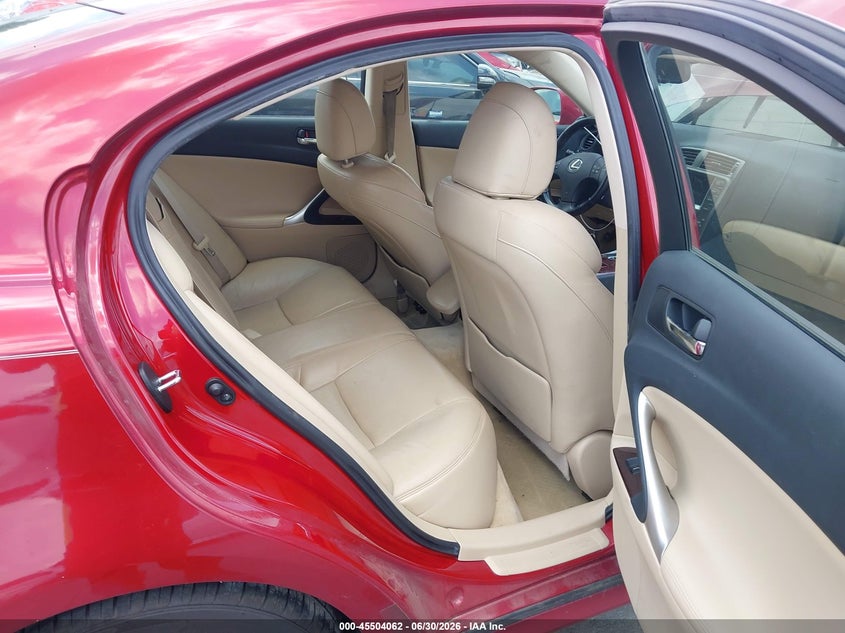 2007 Lexus Is VIN JTHBE262075016399 IAAI salvage auction — FRONT END, Salvage (North Carolina), sold $750 on 2026-07-19 (photo 8)