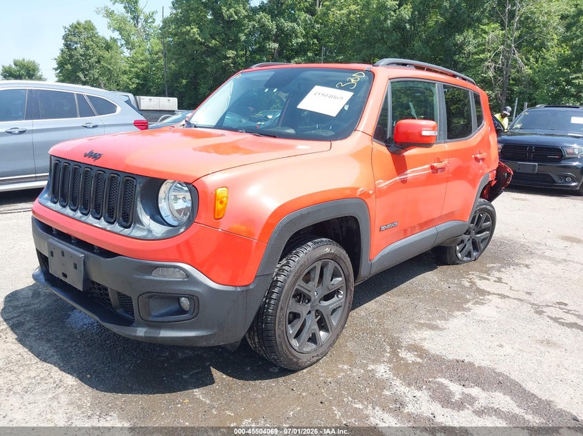2017 Jeep Renegade VIN ZACCJBBB3HPF47449 IAAI salvage auction — LEFT REAR, Salvage - Greater Than 75% (Maryland), sold $1,250 on 2026-07-22 (photo 2)