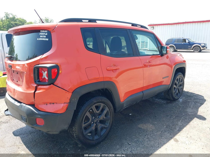 2017 Jeep Renegade VIN ZACCJBBB3HPF47449 IAAI salvage auction — LEFT REAR, Salvage - Greater Than 75% (Maryland), sold $1,250 on 2026-07-22 (photo 4)