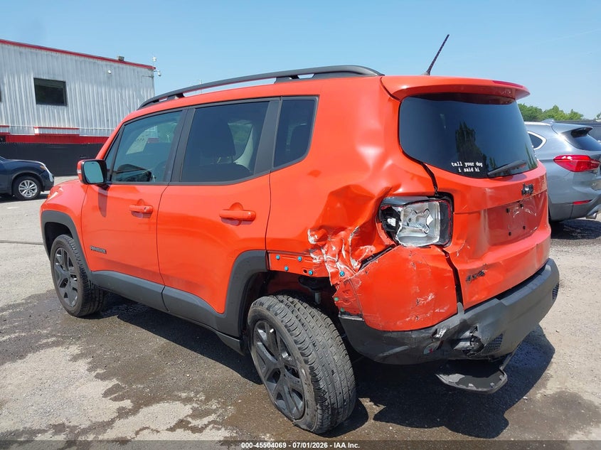 2017 Jeep Renegade VIN ZACCJBBB3HPF47449 IAAI salvage auction — LEFT REAR, Salvage - Greater Than 75% (Maryland), sold $1,250 on 2026-07-22 (photo 6)
