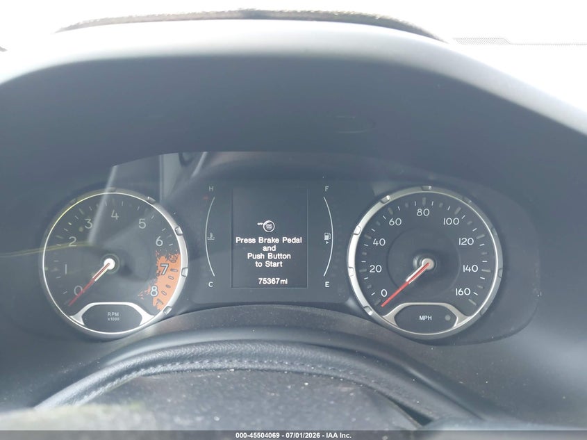 2017 Jeep Renegade VIN ZACCJBBB3HPF47449 IAAI salvage auction — LEFT REAR, Salvage - Greater Than 75% (Maryland), sold $1,250 on 2026-07-22 (photo 7)