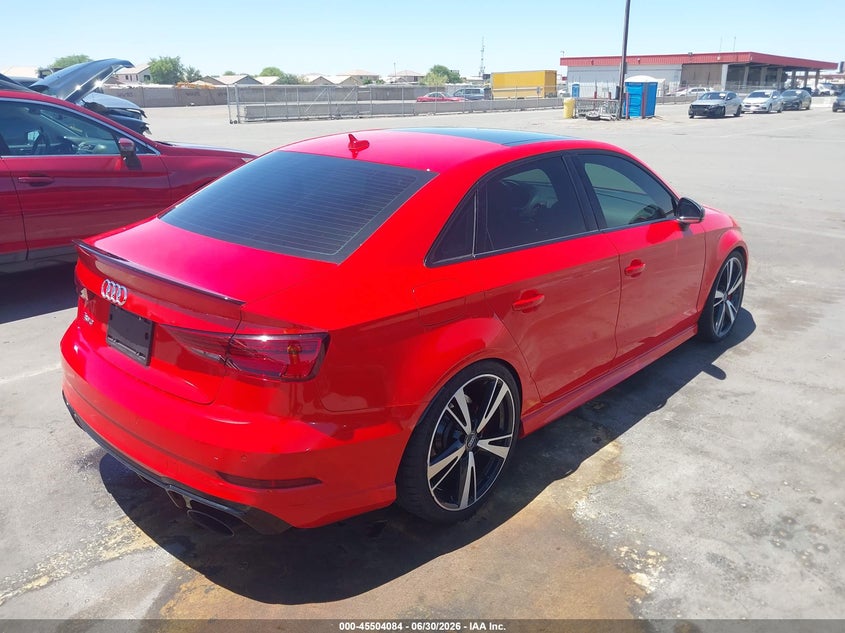 2018 Audi Rs3 VIN WUABWGFF3J1905732 IAAI salvage auction — UNDERCARRIAGE, Salvage Title, sold $13,300 on 2026-07-28 (photo 4)