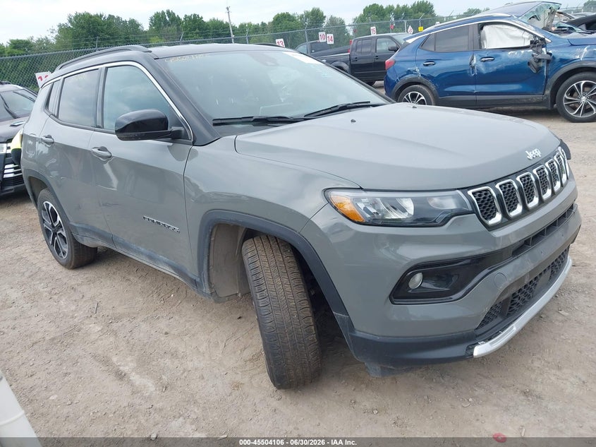 2024 Jeep Compass VIN 3C4NJDCN3RT596030 IAAI salvage auction — SUSPENSION, Clear (Maryland), sold $8,050 on 2026-07-09 (photo 1)