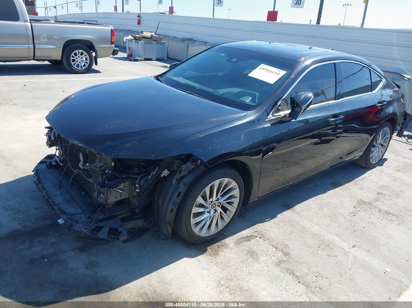 2022 Lexus ES VIN 58AEA1C16NU026197 IAAI salvage auction — FRONT & REAR, Salvage Title, sold $12,100 on 2026-07-29 (photo 2)
