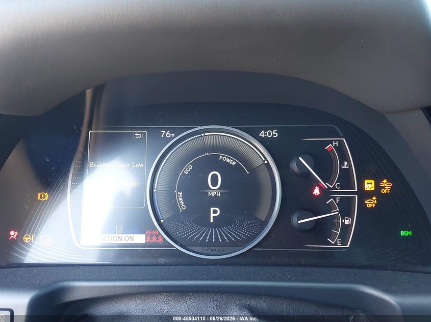 2022 Lexus ES VIN 58AEA1C16NU026197 IAAI salvage auction — FRONT & REAR, Salvage Title, sold $12,100 on 2026-07-29 (photo 7)