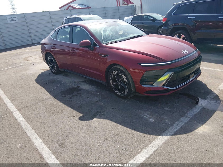 2024 Hyundai Sonata VIN KMHL14JA8RA356515 IAAI salvage auction — SIDE, Salvage Title, sold $7,100 on 2026-07-31 (photo 1)