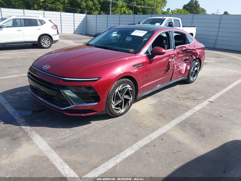 2024 Hyundai Sonata VIN KMHL14JA8RA356515 IAAI salvage auction — SIDE, Salvage Title, sold $7,100 on 2026-07-31 (photo 2)