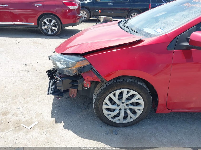 2019 Toyota Corolla VIN 5YFBURHE4KP883983 IAAI salvage auction — FRONT & REAR, Salvage (Texas), sold $1,100 on 2026-07-28 (photo 6)