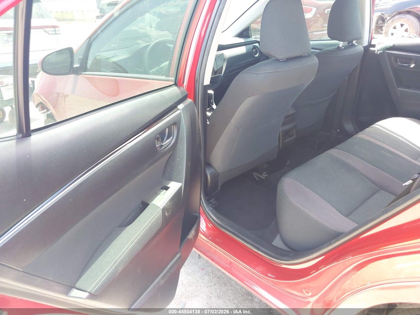 2019 Toyota Corolla VIN 5YFBURHE4KP883983 IAAI salvage auction — FRONT & REAR, Salvage (Texas), sold $1,100 on 2026-07-28 (photo 8)