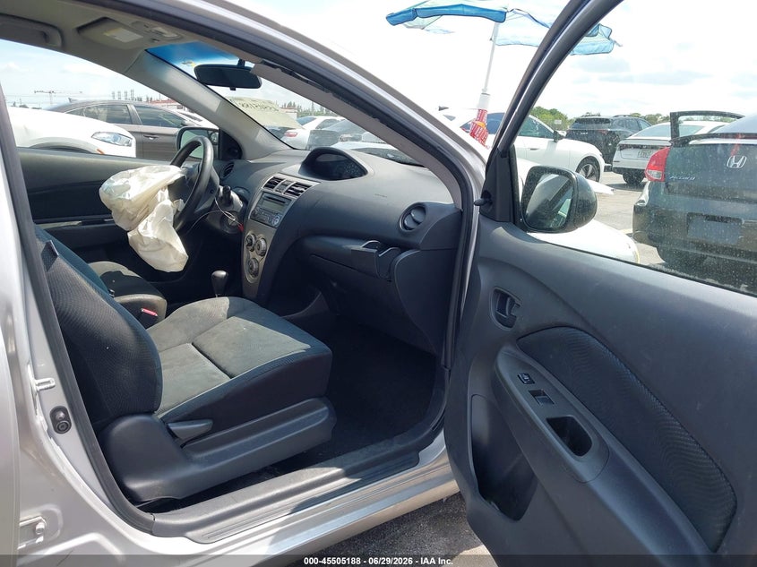 2012 Toyota Yaris VIN JTDBT4K39CL012469 IAAI salvage auction — FRONT END, Rebuildable (Florida), sold $800 on 2026-07-30 (photo 5)