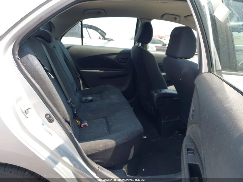 2012 Toyota Yaris VIN JTDBT4K39CL012469 IAAI salvage auction — FRONT END, Rebuildable (Florida), sold $800 on 2026-07-30 (photo 8)