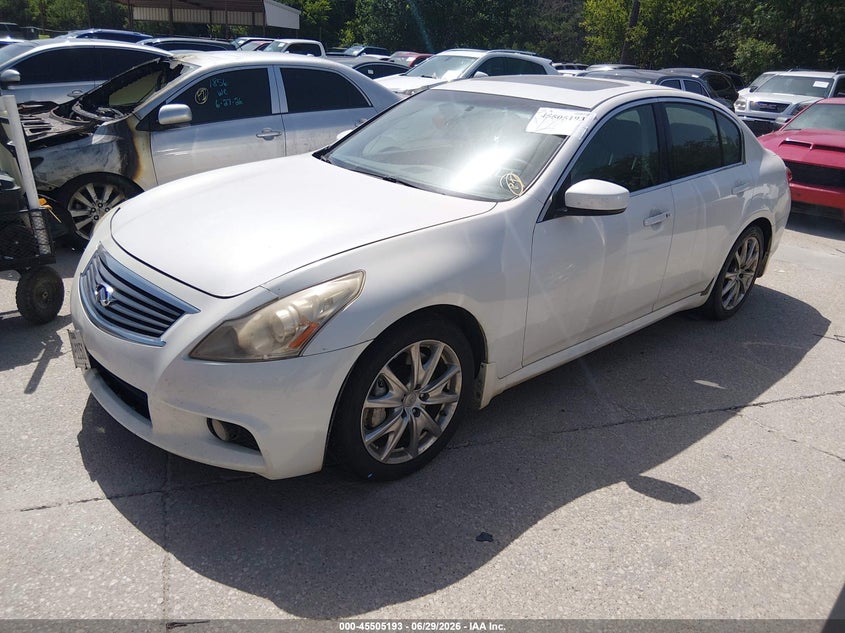 2013 Infiniti G VIN JN1CV6AP5DM301202 IAAI salvage auction — NORMAL WEAR, Original (Texas), sold $1,450 on 2026-07-20 (photo 2)