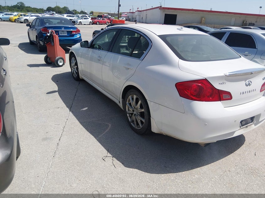 2013 Infiniti G VIN JN1CV6AP5DM301202 IAAI salvage auction — NORMAL WEAR, Original (Texas), sold $1,450 on 2026-07-20 (photo 3)