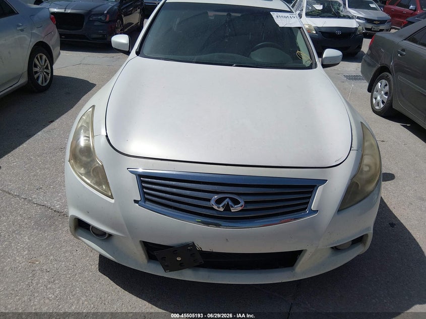 2013 Infiniti G VIN JN1CV6AP5DM301202 IAAI salvage auction — NORMAL WEAR, Original (Texas), sold $1,450 on 2026-07-20 (photo 6)