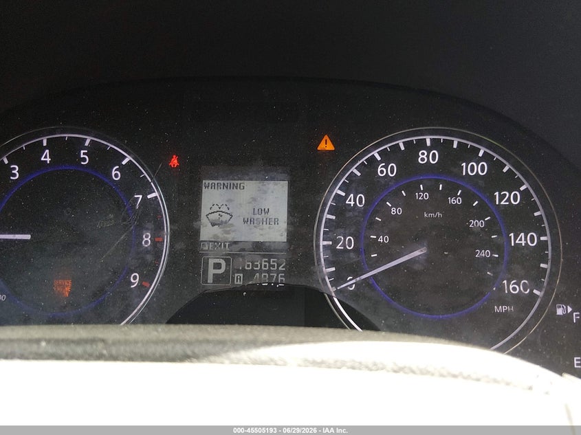 2013 Infiniti G VIN JN1CV6AP5DM301202 IAAI salvage auction — NORMAL WEAR, Original (Texas), sold $1,450 on 2026-07-20 (photo 7)