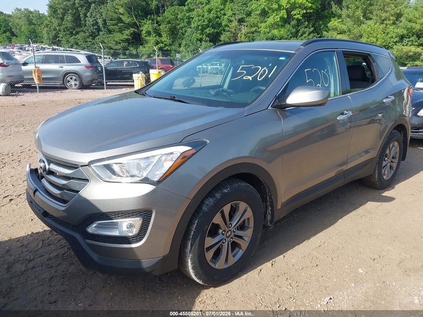 2016 Hyundai Santa fe VIN 5XYZUDLB3GG347780 IAAI salvage auction — RIGHT FRONT, Junk Bill Of Sale Mv2459 (Wisconsin), sold $1,400 on 2026-07-11 (photo 2)