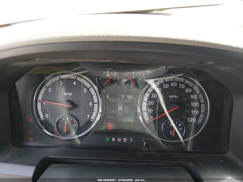 2011 Ram Ram 1500 VIN 1D7RV1CP3BS700728 IAAI salvage auction — NORMAL WEAR, Clear (Georgia), sold $750 on 2026-07-09 (photo 7)