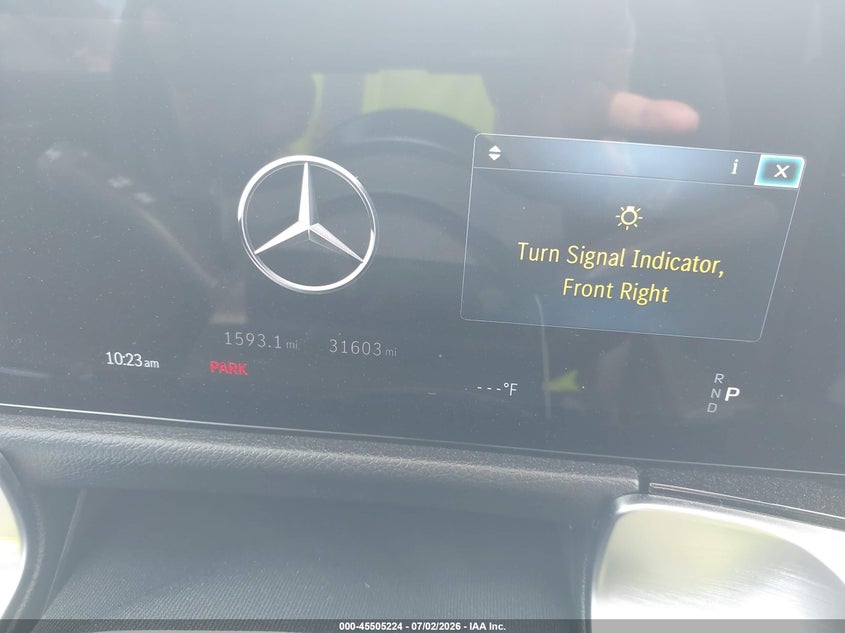 2024 Mercedes-benz Glb VIN W1N4M4HBXRW372029 IAAI salvage auction — FRONT END, Salvage Title, sold $13,200 on 2026-08-26 (photo 7)