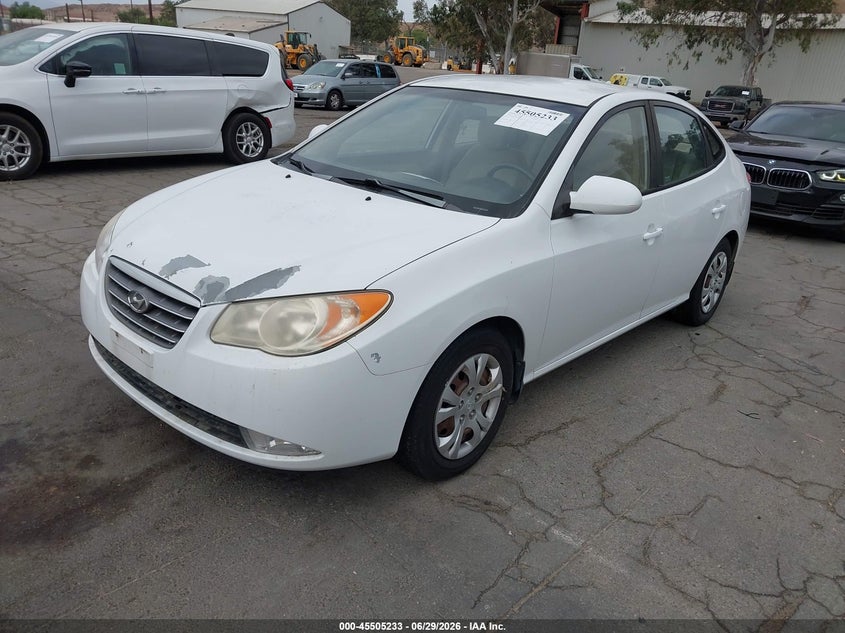 2009 Hyundai Elantra VIN KMHDU46D59U700458 IAAI salvage auction — NORMAL WEAR, Clear - Dealer Only (California), sold $1,050 on 2026-07-07 (photo 2)