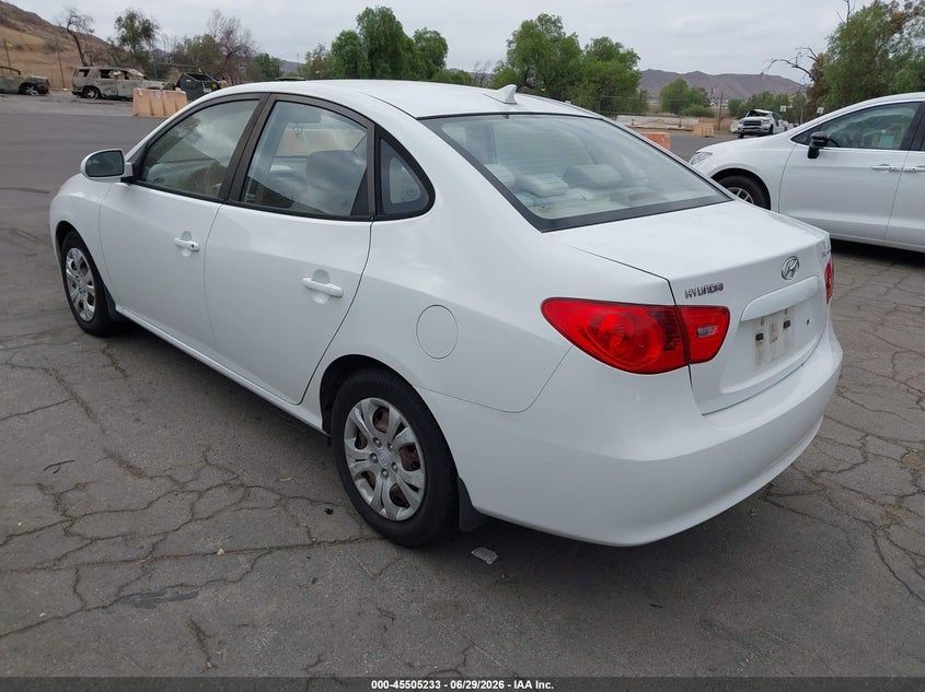 2009 Hyundai Elantra VIN KMHDU46D59U700458 IAAI salvage auction — NORMAL WEAR, Clear - Dealer Only (California), sold $1,050 on 2026-07-07 (photo 3)