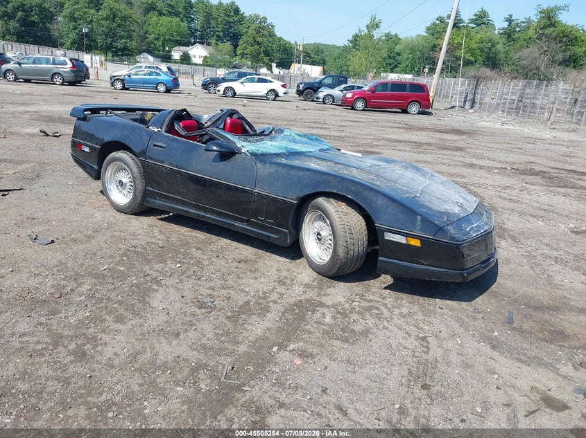 1987 Chevrolet Corvette VIN 1G1YY2187H5123281 IAAI salvage auction — ROOF, Clear (Massachusetts), sold $975 on 2026-07-12 (photo 1)