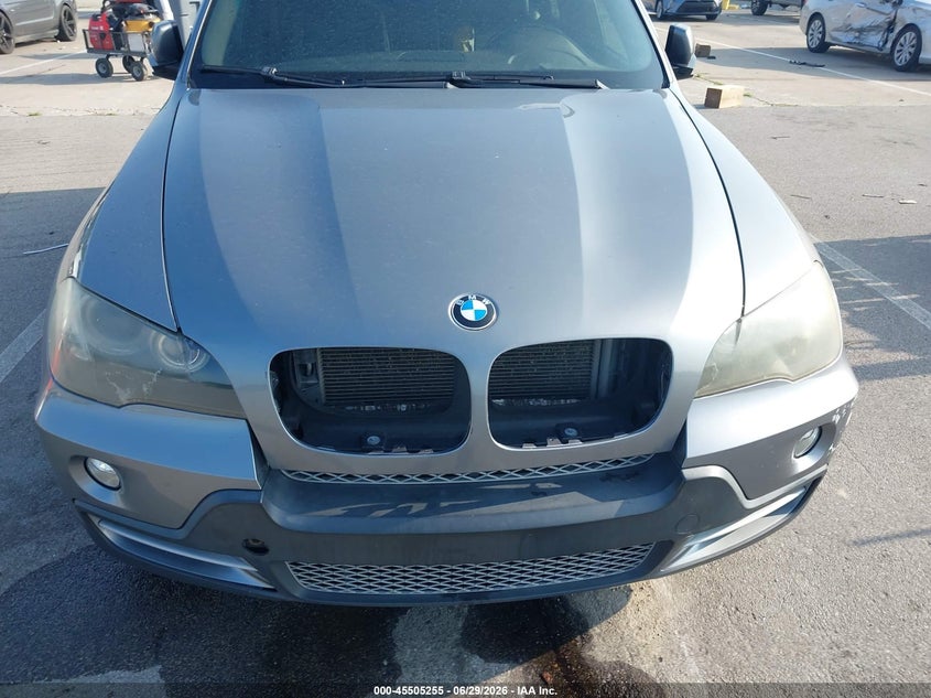 2007 BMW X5 VIN 5UXFE835X7LZ46583 IAAI salvage auction — FRONT END, Clear (Indiana), sold $1,125 on 2026-07-31 (photo 6)